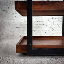 Load image into Gallery viewer, Modern Rolling Service Cart Bar Table