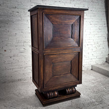 Load image into Gallery viewer, Vintage Spanish Mission Oak & Granite Cabinet