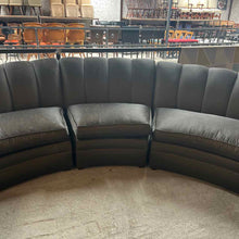 Load image into Gallery viewer, Curved 3-Piece Dupioni Sectional Sofa