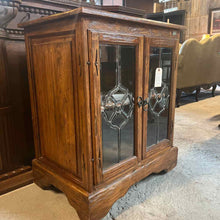 Load image into Gallery viewer, Traditional Rustic Wood Display Cabinet