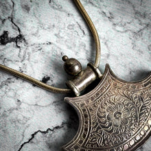 Load image into Gallery viewer, Contemporary Ethnic Sterling Silver Amulet Pendant Necklace