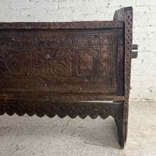 Load image into Gallery viewer, Swat Valley Hand-Carved Marriage Chest