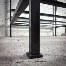 Load image into Gallery viewer, Industrial King Black Metal Bed