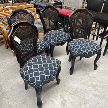Load image into Gallery viewer, Set of 4 French Provincial Cane Chairs