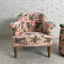 Load image into Gallery viewer, Rachel Zoe Inspired Pink Safari Club Chair