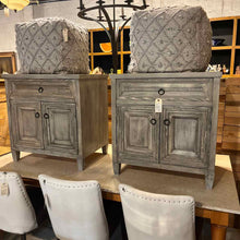 Load image into Gallery viewer, Pair of Modern Farmhouse Nightstands