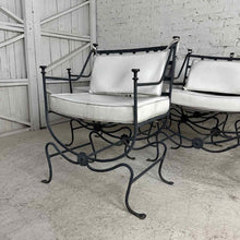 Load image into Gallery viewer, Set of 6 Italian Style Iron Garden Chairs