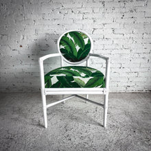Load image into Gallery viewer, McGuire Palm Beach White Lacquer Cane Accent Chair