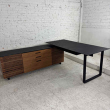 Load image into Gallery viewer, BDI Corridor 6531 Walnut L-Shaped Desk
