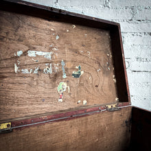 Load image into Gallery viewer, 18th Century Rustic Painted Mahogany Trunk