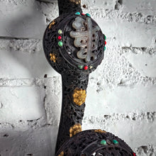 Load image into Gallery viewer, Chinese Inlay Bronze Ruyi Scepter Artifact