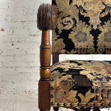 Load image into Gallery viewer, Renaissance Revival Carved Wood Armchair