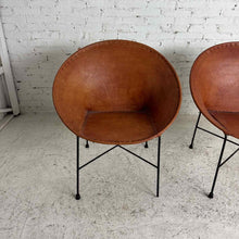 Load image into Gallery viewer, Set of 2 Artesan Pigskin Accent Chair