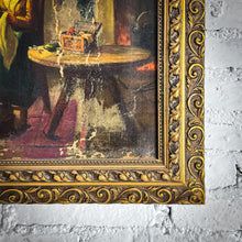 Load image into Gallery viewer, Late 19th C. Anton Muller Genre Realism Oil Canvas Painting