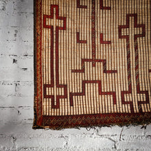 Load image into Gallery viewer, African Woven Palm & Leather Natural Fiber