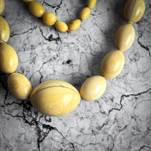 Load image into Gallery viewer, Vintage Artisan Tribal Tagua Nut Necklace