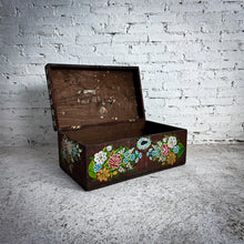 Load image into Gallery viewer, 18th Century Rustic Painted Mahogany Trunk