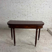 Load image into Gallery viewer, Sheraton Revival Style Mahogany Console and Card Table