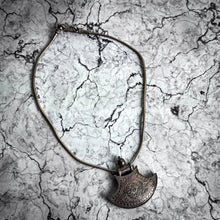 Load image into Gallery viewer, Contemporary Ethnic Sterling Silver Amulet Pendant Necklace