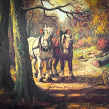 Load image into Gallery viewer, 19th C. Anton Muller Landscape Realism Oil Canvas Painting