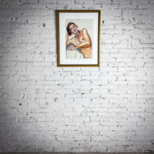 Load image into Gallery viewer, Signed Watercolor Figure Study Nude