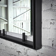 Load image into Gallery viewer, Contemporary Industrial Powder Coat Steel Wall Mirror
