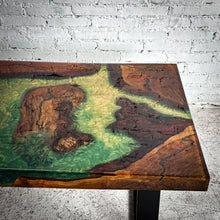 Load image into Gallery viewer, Modern Glossy Resin Wood Cocktail Table