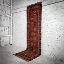 Load image into Gallery viewer, Wool Runner Afghanistan Knotted Rug
