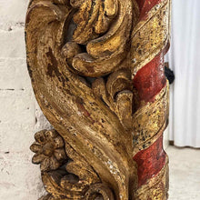 Load image into Gallery viewer, Spanish Baroque Style Carved Wood Wall Mirror