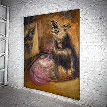 Load image into Gallery viewer, Margaret Dawit Figurative Abstract Oil Canvas Painting