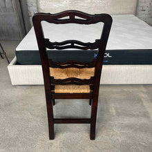 Load image into Gallery viewer, Set of 4 Mexican Provincial Rush Seat Chairs