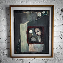 Load image into Gallery viewer, 2000 Mary Zarbano Expressionist Collage Painting