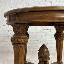 Load image into Gallery viewer, Neoclassical Marble Top Side Table