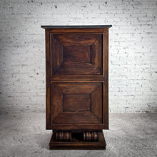 Load image into Gallery viewer, Vintage Spanish Mission Oak & Granite Cabinet