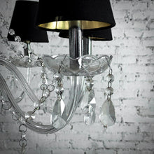 Load image into Gallery viewer, Transitional Clear Glass Crystal Chandelier