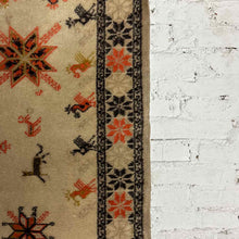 Load image into Gallery viewer, 1970's Mexican Temoaya Wool Rug with Geometric and Animal Motifs