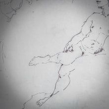 Load image into Gallery viewer, Peter Leventhal Figurative Charcoal Drawing