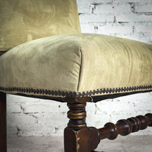 Load image into Gallery viewer, Transitional Suede Upholstered Accent Chair