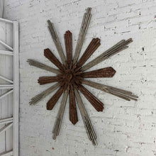 Load image into Gallery viewer, Large Carved Wood Sacred Heart Resplandor