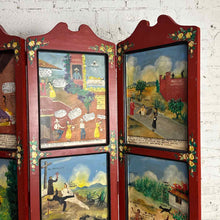 Load image into Gallery viewer, Signed Renato P. Rivera Narrative Biombo