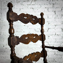 Load image into Gallery viewer, Antique Western Rush Hardwood Armchair