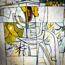 Load image into Gallery viewer, John O'Neil Oil on Canvas White King Abstract