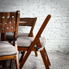 Load image into Gallery viewer, Set of 7 Danish Oil Teak Garden Table and Chairs