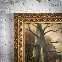 Load image into Gallery viewer, 19th C. Anton Muller Landscape Realism Oil Canvas Painting