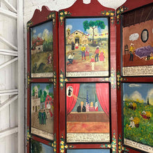 Load image into Gallery viewer, Signed Renato P. Rivera Narrative Biombo