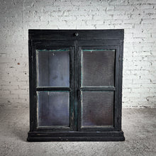 Load image into Gallery viewer, Antique Campesino Dark Wood Bin Cabinet