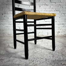 Load image into Gallery viewer, Set of 4 Provincial Seagrass & Wood Dining Chair