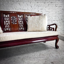 Load image into Gallery viewer, Mid 20th Century Qing Style Carved Rosewood Sofa