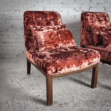 Load image into Gallery viewer, Set of 2 1950's Dunbar 5000A Re-upholstered Lounge Chair