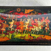 Load image into Gallery viewer, Palekh Russian 'Prince Igor' Lacquer Box